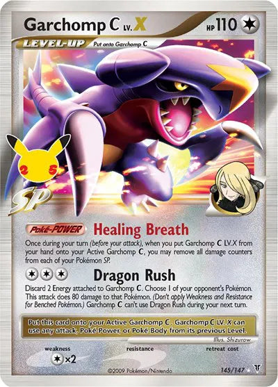 145/147 Garchomp C LV.X - Celebrations