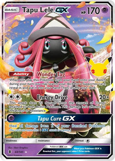 60/145 Tapu Lele GX - Celebrations