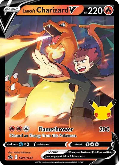 SWSH133 Lance's Charizard - SWSH Black Star Promo
