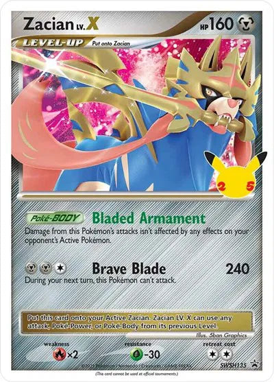 SWSH135 Zacian LV.X - SWSH Black Star Promo
