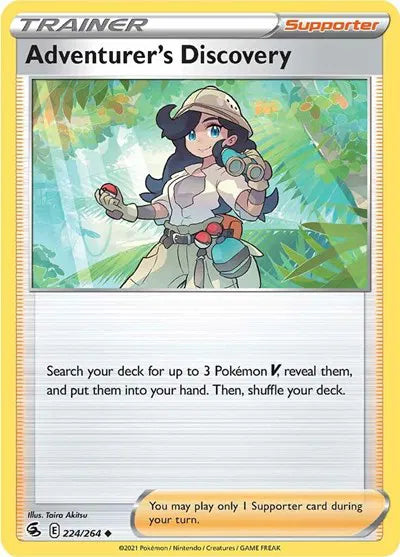 224/264 Adventurer's Discovery Reverse Holo - Fusion Strike
