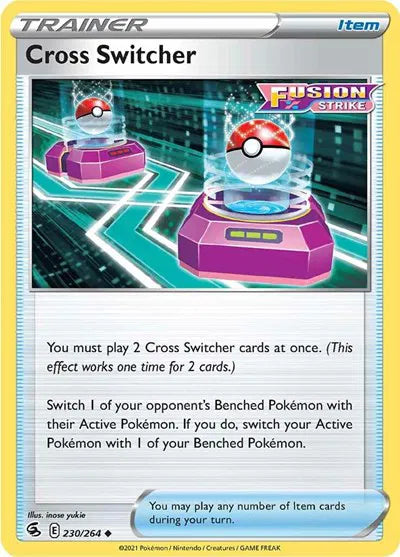 230/264 Cross Switcher Reverse Holo - Fusion Strike