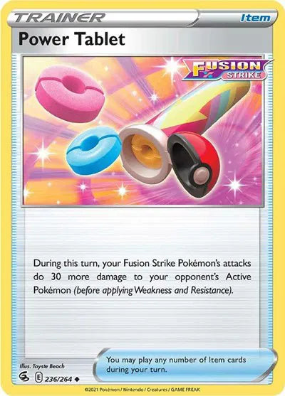 236/264 Power Tablet Reverse Holo - Fusion Strike