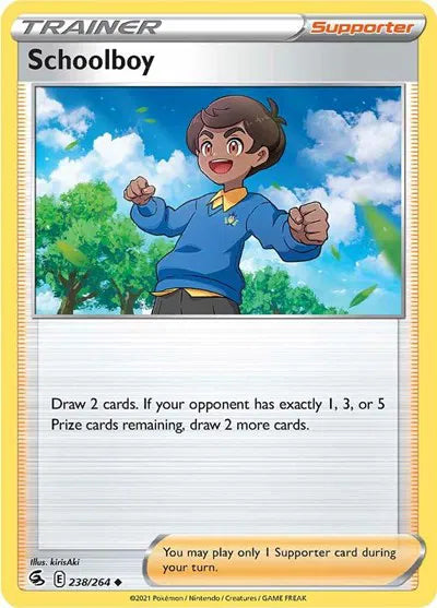 238/264 Schoolboy Reverse Holo - Fusion Strike
