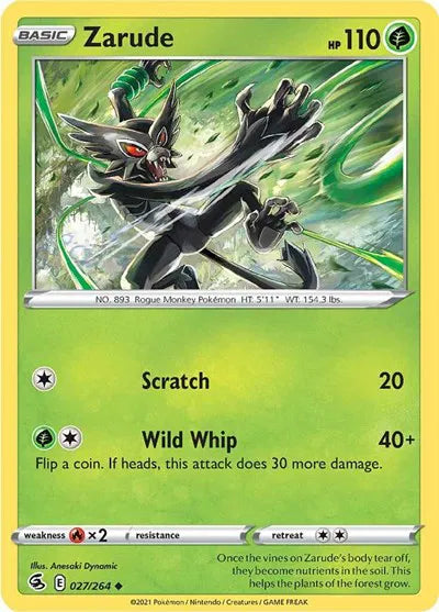 027/264 Zarude Reverse Holo