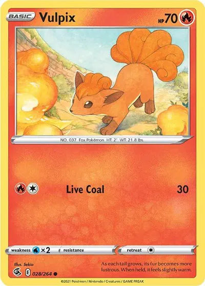 028/264 Vulpix Reverse Holo