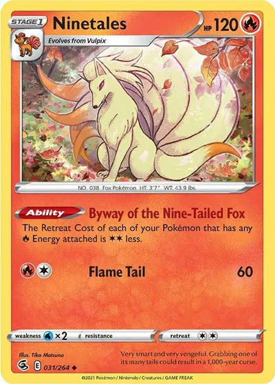 031/264 Ninetales Reverse Holo