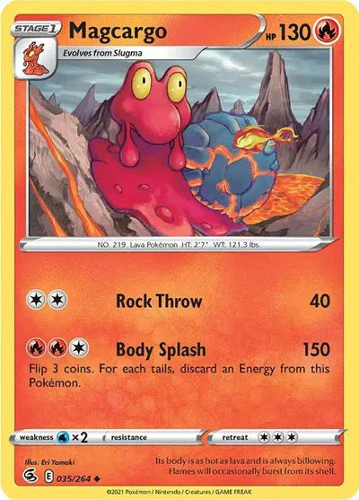 035/264 Magcargo Reverse Holo - Fusion Strike
