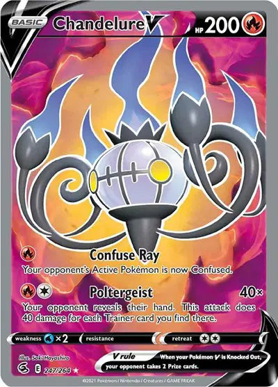 247/264 Chandelure V - Fusion Strike