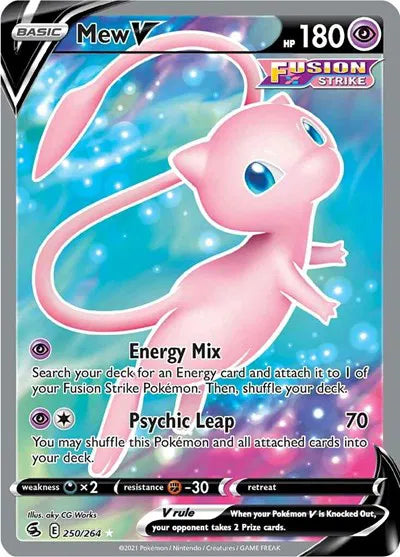 250/264 Mew V - Fusion Strike - Fusion Strike