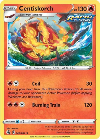 048/264 Centiskorch Reverse Holo - Fusion Strike
