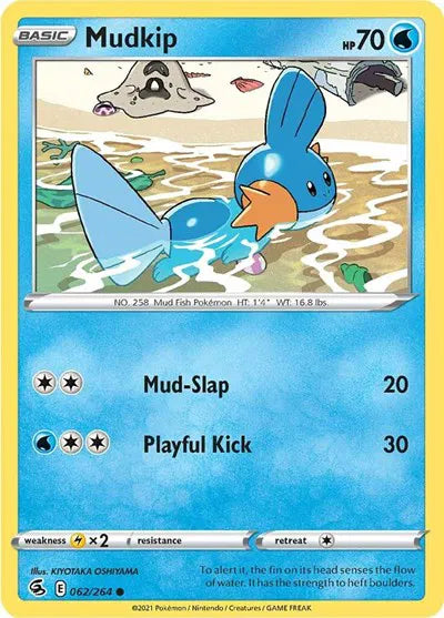 062/264 Mudkip Reverse Holo - Fusion Strike