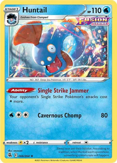066/264 Huntail Reverse Holo - Fusion Strike
