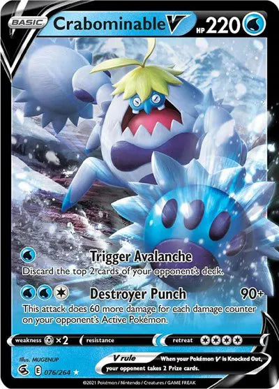 076/264 Crabominable V - Fusion Strike