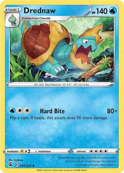 081/264 Drednaw Reverse Holo - Fusion Strike