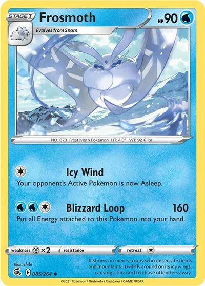 085/264 Frosmoth Reverse Holo - Fusion Strike