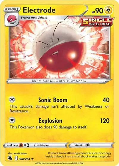 088/264 Electrode Reverse Holo - Fusion Strike