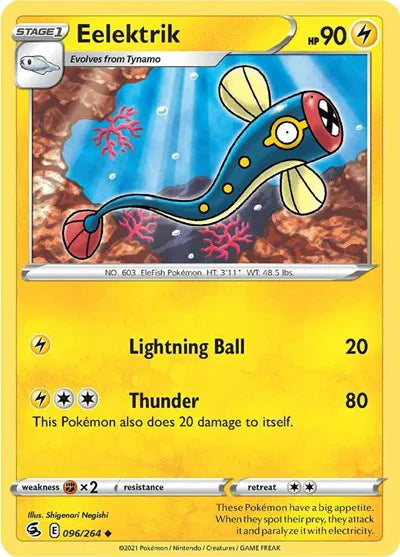 096/264 Eelektrik Reverse Holo - Fusion Strike