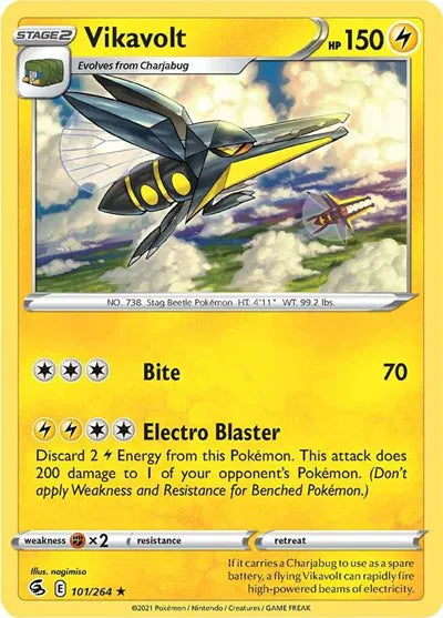 101/264 Vikavolt Reverse Holo - Fusion Strike