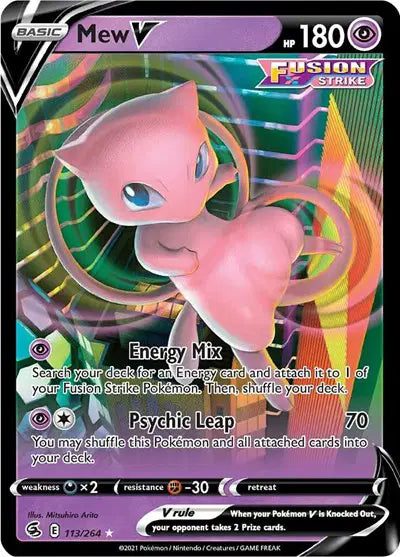 113/264 Mew V - Fusion Strike - Fusion Strike