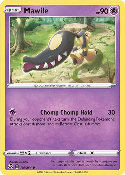 119/264 Mawile Reverse Holo - Fusion Strike