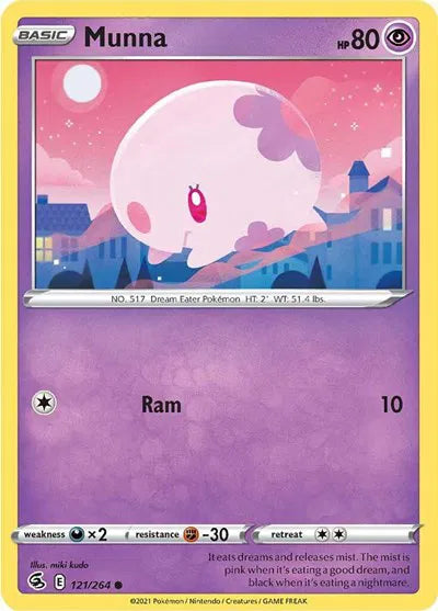 121/264 Munna Reverse Holo - Fusion Strike