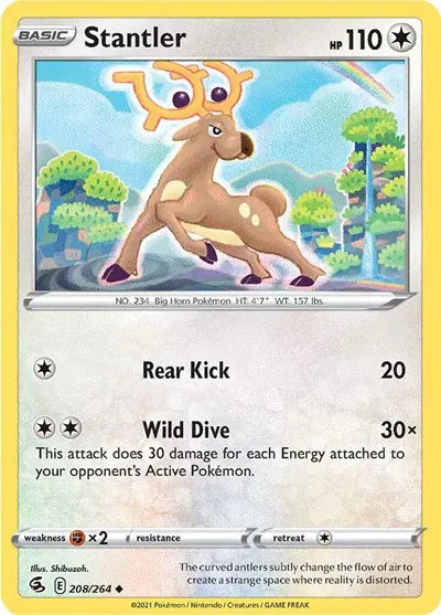 208/264 Stantler Reverse Holo - Fusion Strike