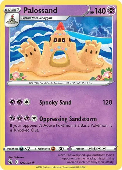126/264 Palossand Reverse Holo - Fusion Strike
