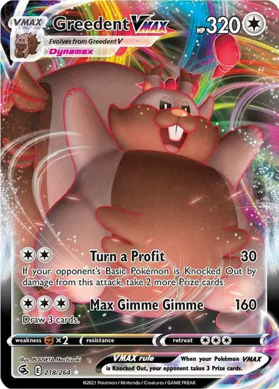 218/264 Greedent VMAX - Fusion Strike