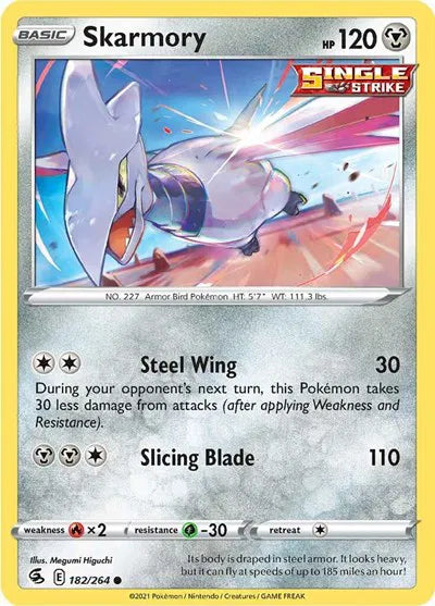 182/264 Skarmory Reverse Holo - Fusion Strike