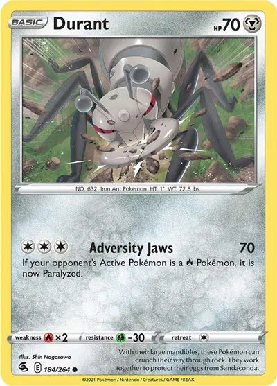 184/264 Durant Reverse Holo - Fusion Strike