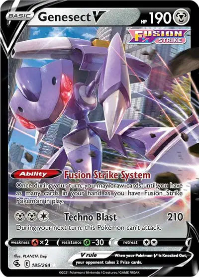 185/264 Genesect V - Fusion Strike - Fusion Strike
