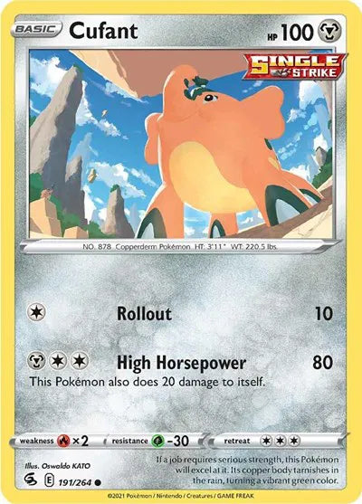 191/264 Cufant Reverse Holo - Fusion Strike