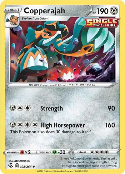 192/264 Copperajah Reverse Holo - Fusion Strike