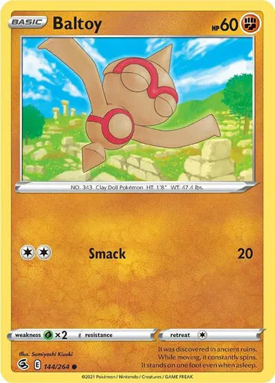 144/264 Baltoy Reverse Holo - Fusion Strike