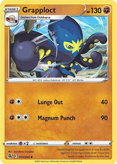 153/264 Grapploct Reverse Holo - Fusion Strike