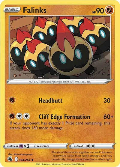 154/264 Falinks Reverse Holo - Fusion Strike