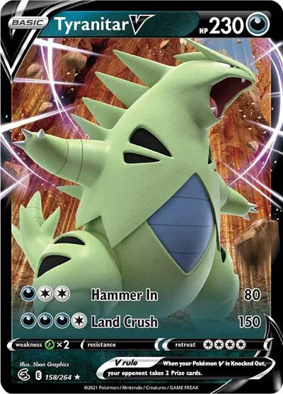 158/264 Tyranitar V - Fusion Strike