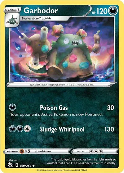 169/264 Garbodor Reverse Holo - Fusion Strike