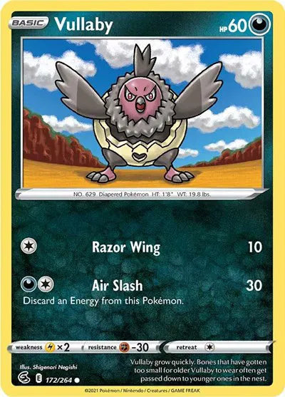 172/264 Vullaby Reverse Holo - Fusion Strike