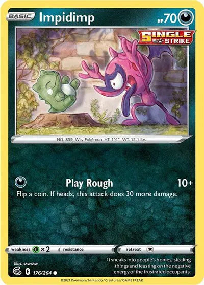 176/264 Impidimp Reverse Holo - Fusion Strike