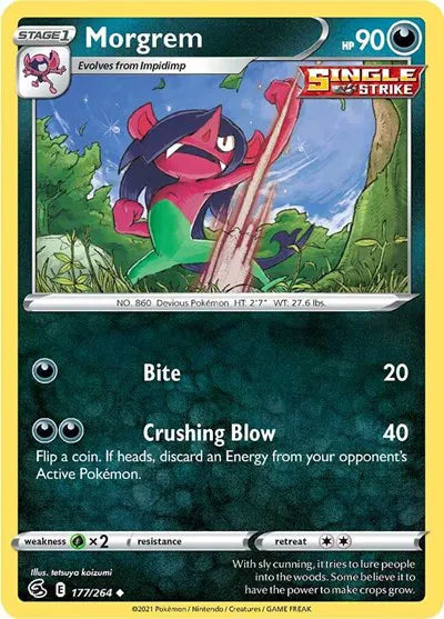 177/264 Morgrem Reverse Holo - Fusion Strike