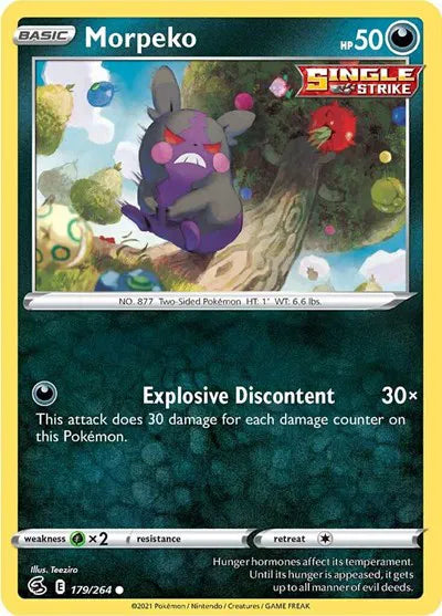 179/264 Morpeko Reverse Holo - Fusion Strike