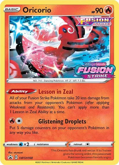 SWSH168 Oricorio - SWSH Black Star Promo