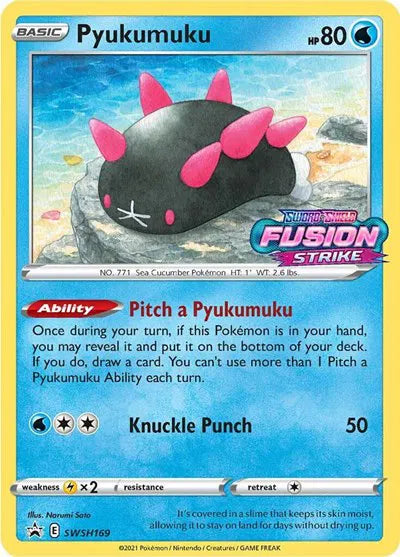 SWSH169 Pyukumuku - SWSH Black Star Promo