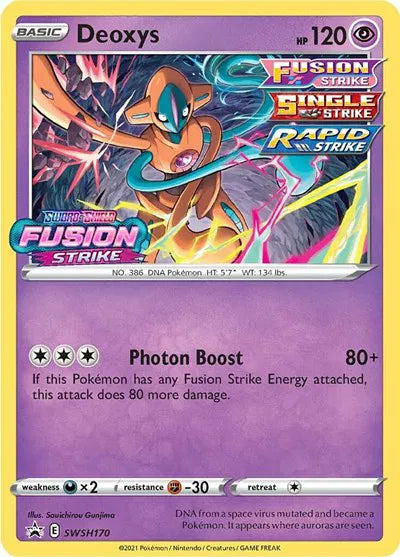 SWSH170 Deoxys - SWSH Black Star Promo