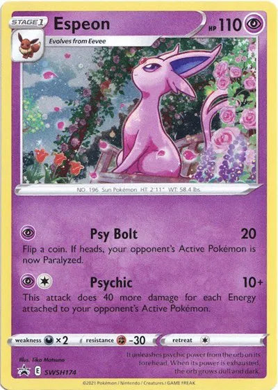 SWSH174 Espeon - SWSH Black Star Promo