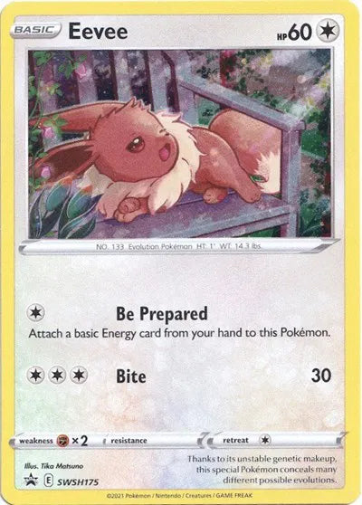 SWSH175 Eevee - SWSH Black Star Promo