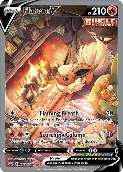 SWSH179 Flareon V - SWSH Black Star Promo