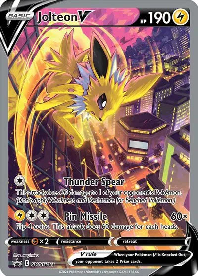 SWSH183 Jolteon V - SWSH Black Star Promo